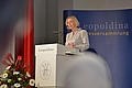 Bundesministerin Johanna Wanka bei der Eröffnung der Jahresversammlung. Foto: Markus Scholz für die Leopoldina