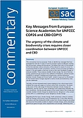 Key Messages from European Science Academies for UNFCCC COP26 and CBD COP15 (2021)