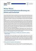 Wiener Thesen zur wissenschaftsbasierten Beratung von Politik und Gesellschaft (2023)