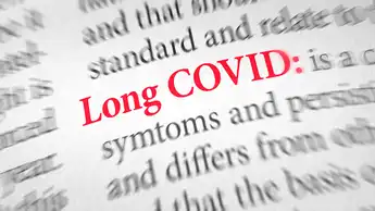 Definition of the word Long COVID in a dictionary