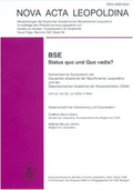 BSE – Status quo und Quo vadis?