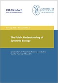 The Public Understanding of Synthetic Biology (2015)