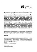 Bagatellisierung von Plagiaten in wissenschaftlichen Arbeiten beschädigt Reputation der deutschen Forschung (2011)