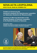 Festakt zur Ernennung der Deutschen Akademie der Naturforscher Leopoldina zur Nationalen Akademie der Wissenschaften