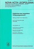 Ergebnisse des Leopoldina-Förderprogramms III