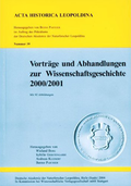 Vorträge und Abhandlungen zur Wissenschaftsgeschichte 2000/2001
