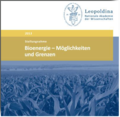 Energiewende: Deutsche Fassung der Bioenergie-Stellungnahme erschienen