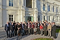Die Referentinnen und Referenten der Wissenschaftsorganisationen bei ihrem Treffen in Halle. Foto: Markus Scholz / Leopoldina