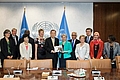 Handover of the report to UN Secretary General Ban Ki-moon. Picture: UN Photo/JC McIlwaine