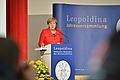 Bundeskanzlerin Angela Merkel hielt eine Rede zur Eröffnung. Bild: Markus Scholz für die Leopoldina.