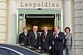 Elke Büdenbender, Bundespräsident Steinmeier, Leopoldina-Präsident Hacker, Ministerpräsident Haseloff und Frau (v.l.). Foto: Markus Scholz für die Leopoldina